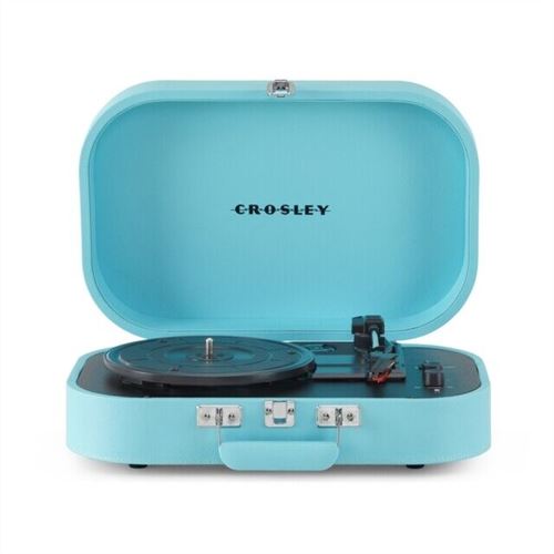 Gira-Discos Portátil Crosley Discovery Turquesa on Sale