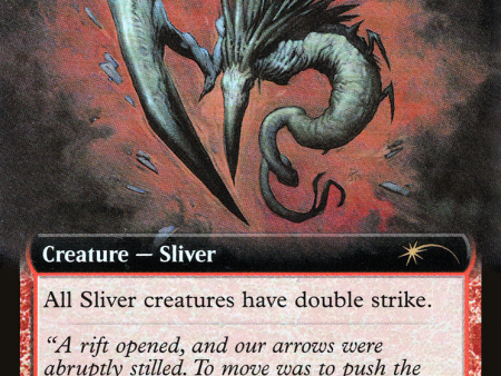 Fury Sliver (Extended Art) [Secret Lair Drop Promos] on Sale