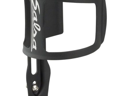 Salsa SIDE ENTRY Frame Mount Aluminum Bottle Cage Black Cheap