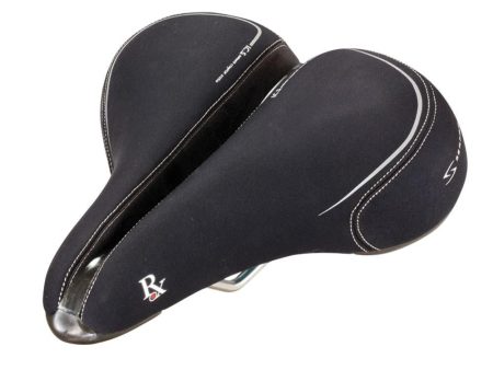 Serfas CR-RXL Twin Bar Design Cruiser Rx Comfort Saddle Steel Black Online now