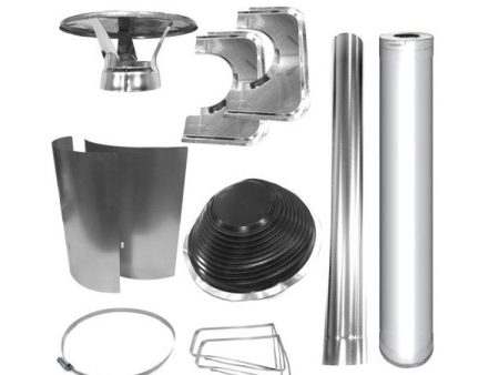 Harvia Chimney & Assembly Kit, Barrel, Flat Roof For Sale